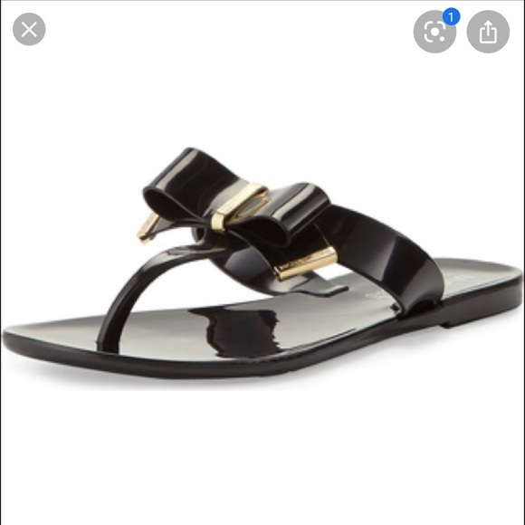 Michael kors jelly sandals bow Clearance